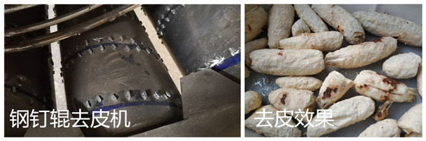 木薯去皮機-鋼釘輥